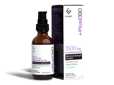 CBD OIL 1500MG 1.86OZ PEPPERMINT